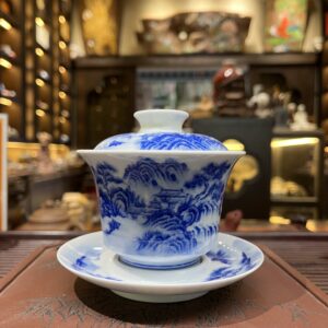 Chén khải sứ thanh hoa nung củi cao cấp
