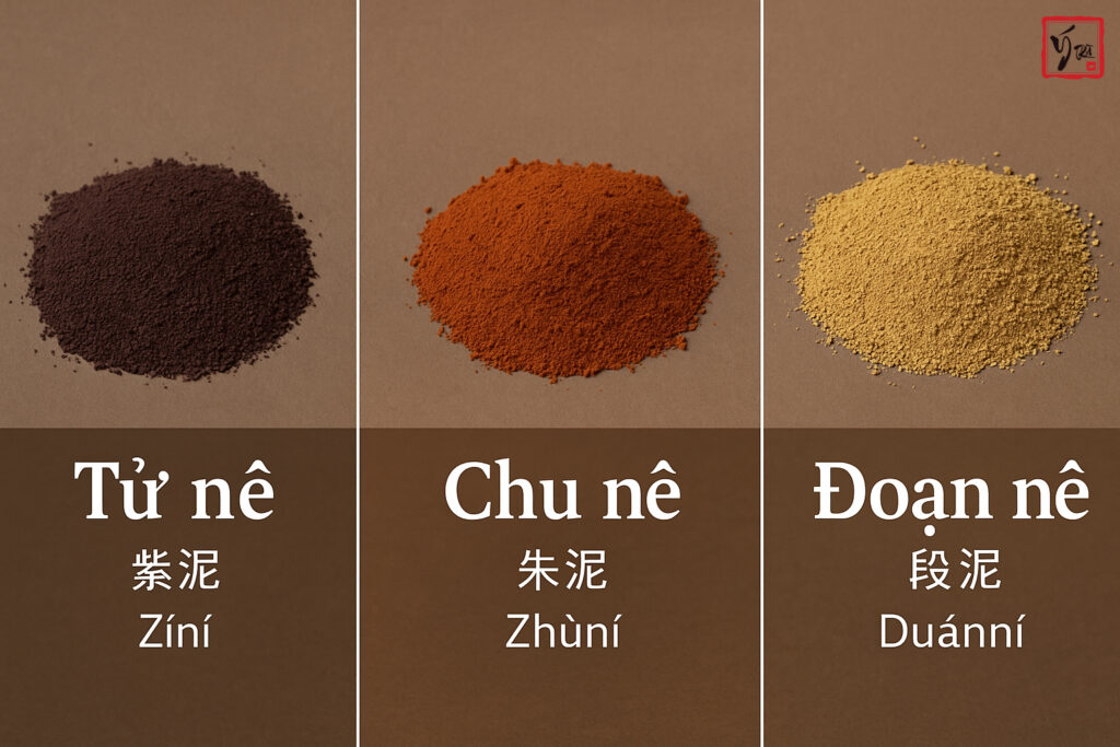 Các loại đất tử sa phổ biến – tử nê, chu nê, đoạn nê