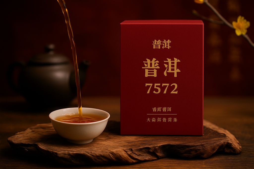 Quà Trà Tết 2026 – Gợi Ý Set Trà Biếu Sang Trọng & Ý Nghĩa Hộp trà Phổ Nhĩ 7572 – quà Tết 2026 đậm phong vị thiền.