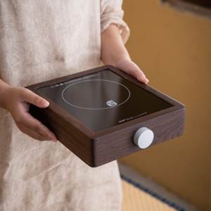 BẾP HỒNG NGOẠI VỎ GỖ ÓC CHÓ