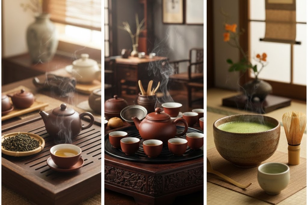 So sánh trà đạo Việt Nam, Trung Hoa và Nhật Bản qua không gian thưởng trà