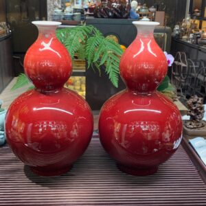 BÌNH HOA SỨ LANG DIÊU HỒNG