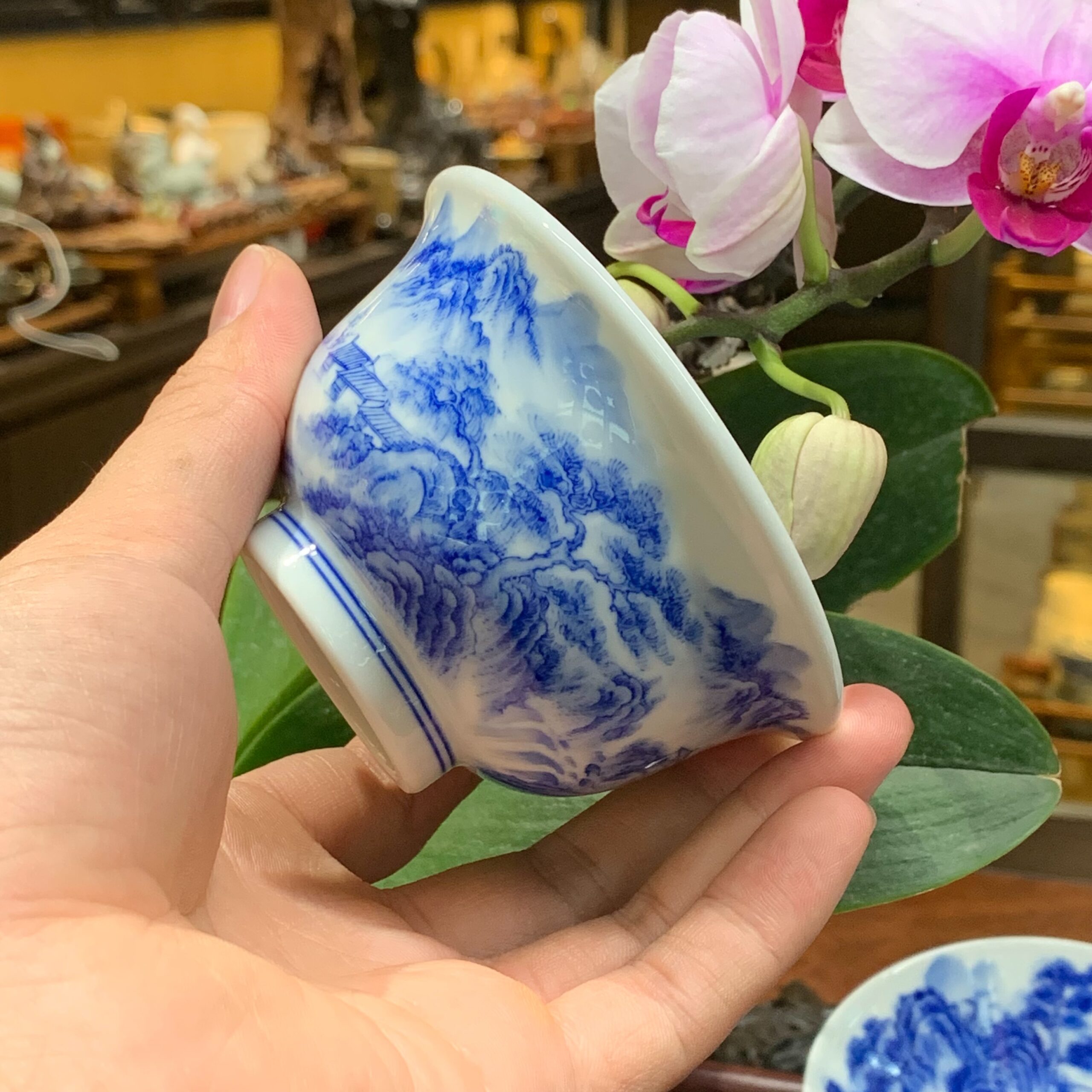 CHÉN SỨ THANH HOA NUNG CỦI CHÉN SỨ THANH HOA NUNG CỦI