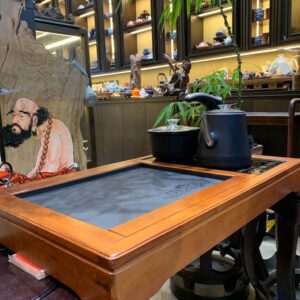 BÀN TRÀ ĐIỆN TỰ ĐỘNG GỖ HỒNG MỘC