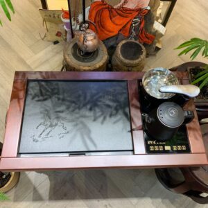 KHAY TRÀ ĐIỆN GỖ HỒNG MỘC