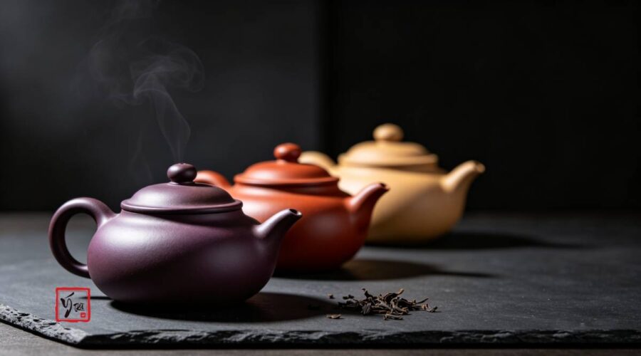 Ba loại nê liệu tử sa tử nê, chu nê, đoạn nê trên bàn trà — ảnh đại diện bài viết